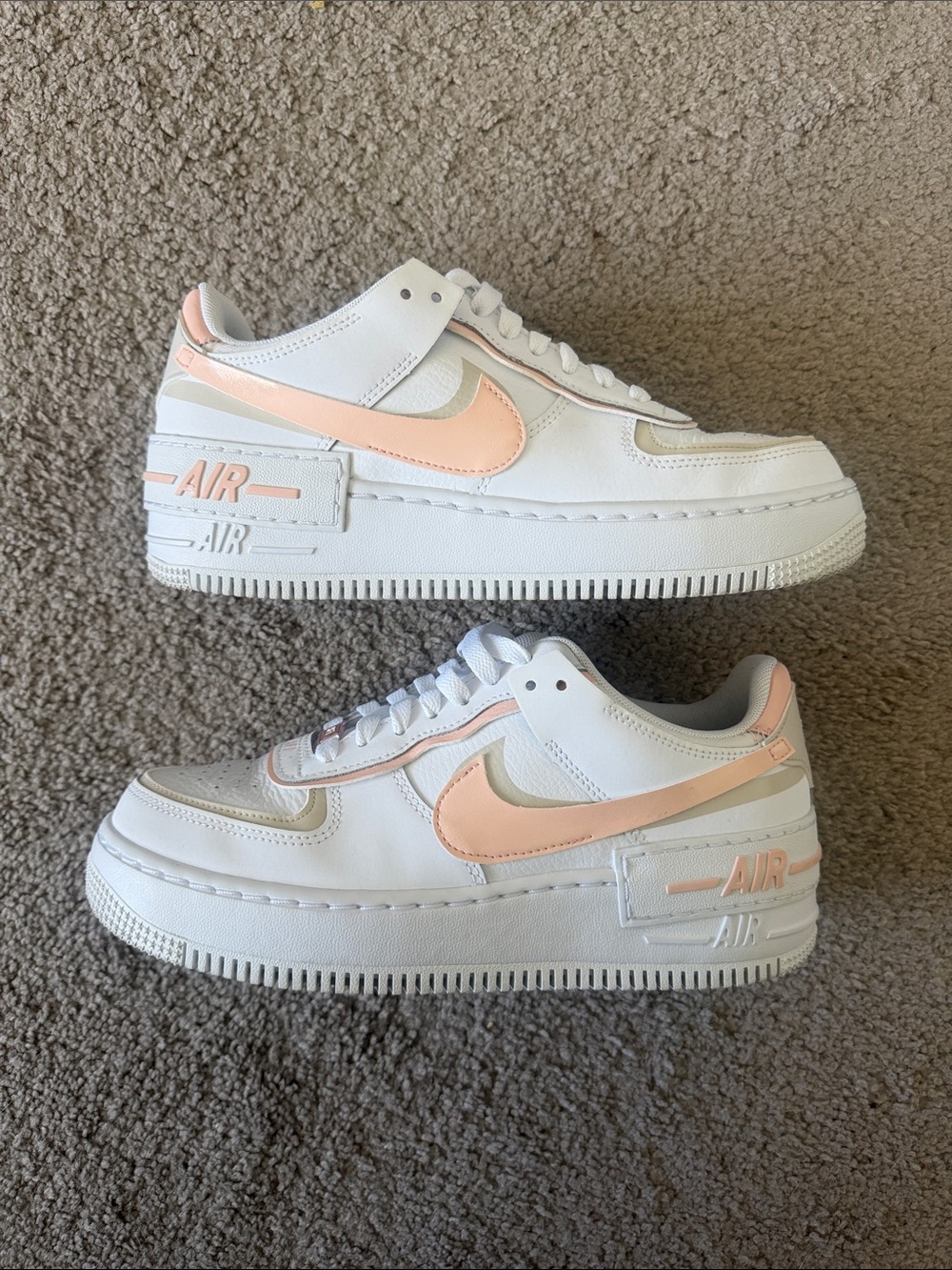 Nike Air Force 1 Shadow - Light Pink Coral - Women’s size 8